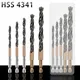 HSS4341 Hex Shank Twist Drill Bit Set Wood Metal Stainless Steel Hole Cutter Core Drilling Tool