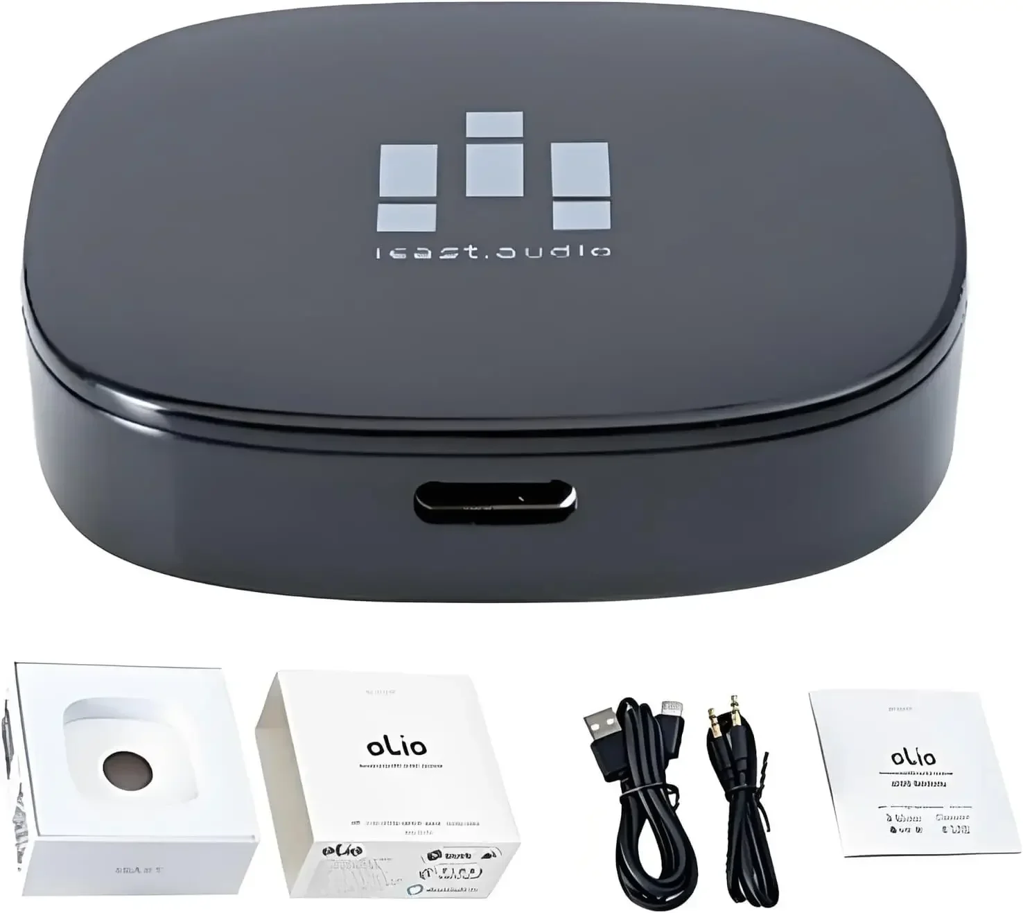 Olio Bluetooth 5.2 HiFi-Empfänger | LDAC Hi-Res Audio, 3,5 mm/RCA-Ausgänge | Große Reichweite, Multiroom und Lautstärkeregler Image