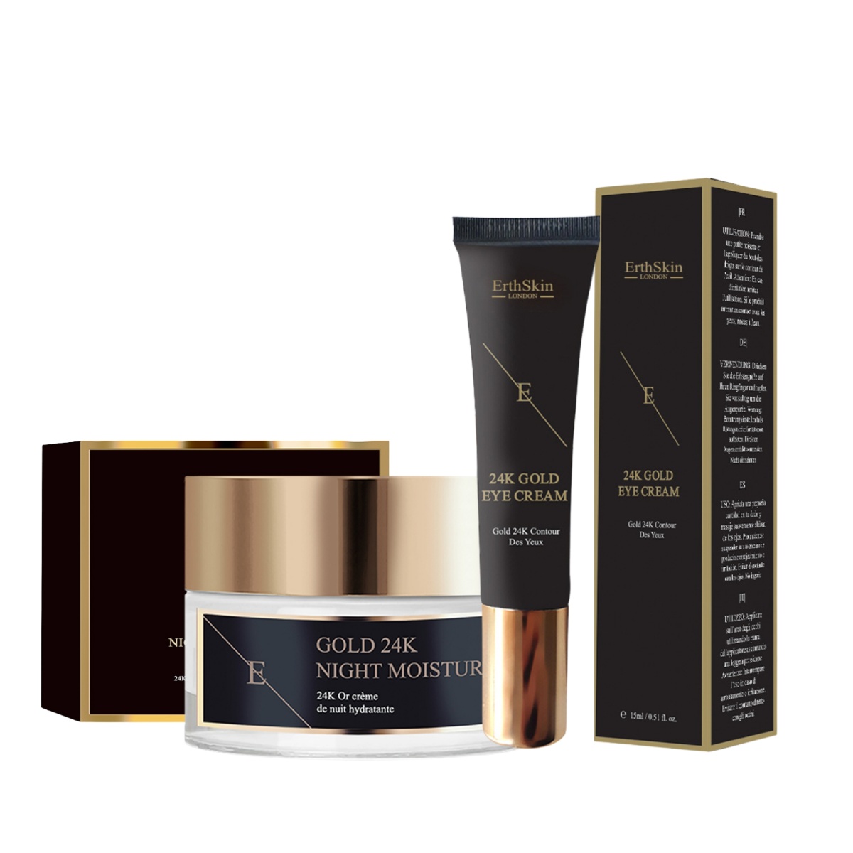 ANTI-WRINKLE Night MOISTURISER 24K GOLD+ UNDER EYE CREAM 24K GOLD Image