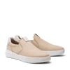 Sneaker TIMBERLAND "Seneca Bay LOW SLIP ON SNEAKER", Gr. 41,5, beige (lt bei nubuc), Leder, sportlich, Schuhe