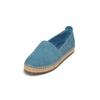 Espadrille MARC O'POLO "aus Suede-Ziegenleder", Damen, Gr. 38, blau (light denim), Obermaterial: 100% Leder (Ziege), unifarben, Schuhe