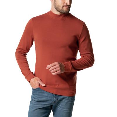 Walbusch Herren Langarm-Shirt Stehkragen Orange Image