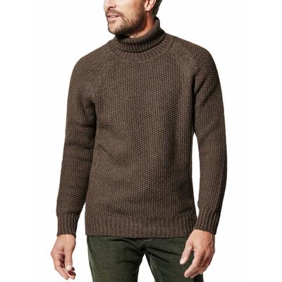Walbusch Herren Rollkragen-Pullover Baby-Alpaka Braun