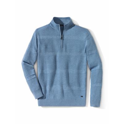 Walbusch Herren Strukturtroyer Pima Cotton Hellblau Image