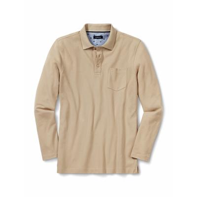 Walbusch Herren Pique-Polo Pima Cotton Beige Image
