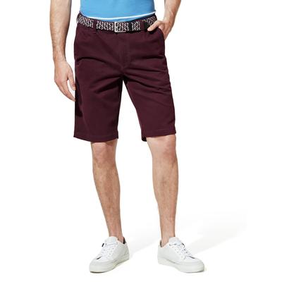 Walbusch Herren Bügelfrei-Stretchbund-Bermudas Rot Image