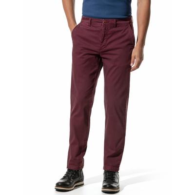 Walbusch Herren Baumwoll-Chino Soft-Comfort Rot minimal Image