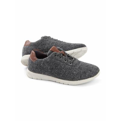 Walbusch Herren Merino Schnürschuhe Grau noch offen: Muster Image