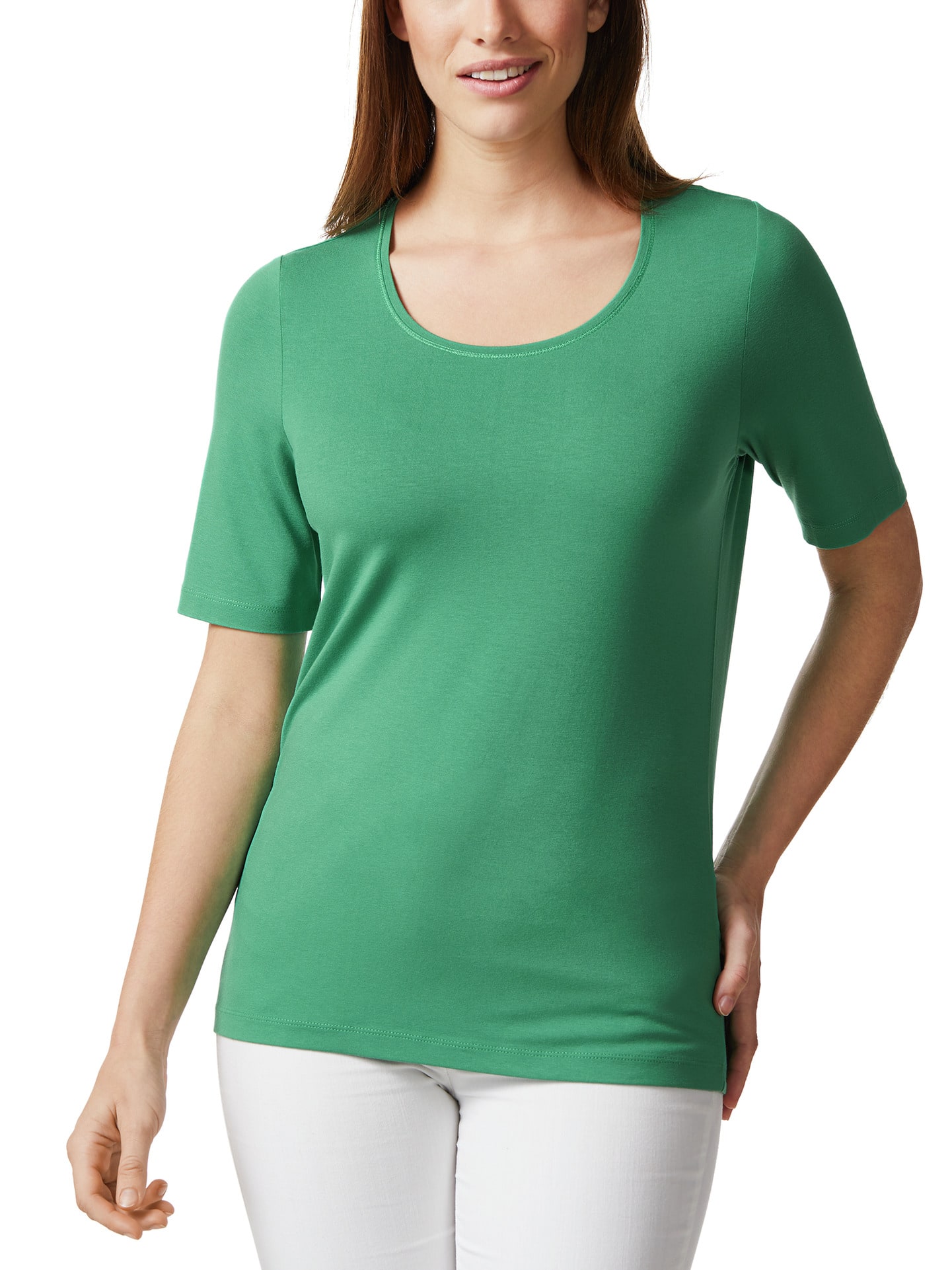 Walbusch Damen Viskose-Shirt Grün