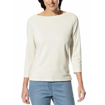 Walbusch Damen Pique-Shirt Edeljersey Weiss Image
