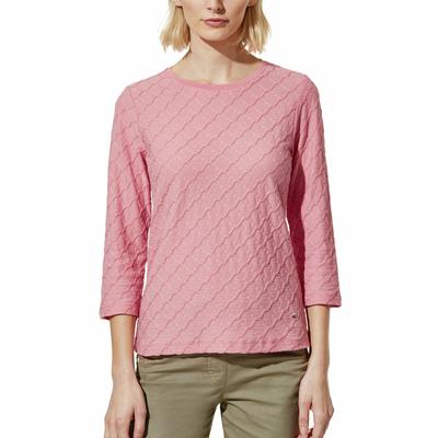 Walbusch Damen Baumwollshirt Strukturmuster Rose Image