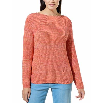 Walbusch Damen Baumwoll-Pullover Farbenspiel Orange mehrfarbig Image