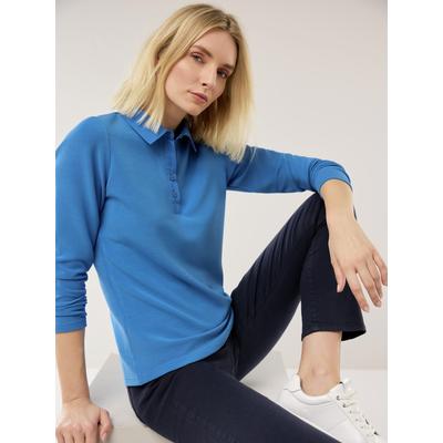 Walbusch Damen Ottoman Polo Hellblau Image