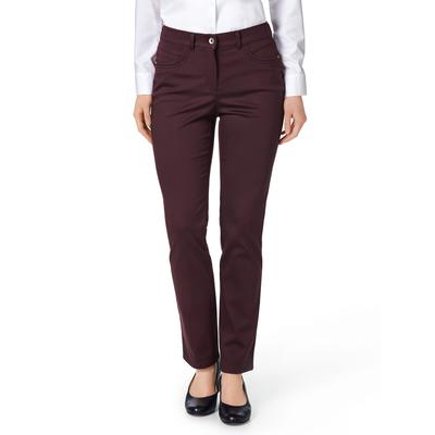 Walbusch Damen Bügelfrei Baumwollhose Rot Image