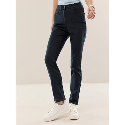 Walbusch Damen Bügelfrei Baumwollhose Blau Image