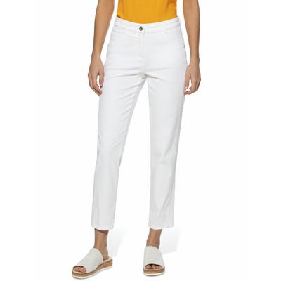 Walbusch Damen 7/8-Baumwollhose Figurwunder Slim F Weiss Image