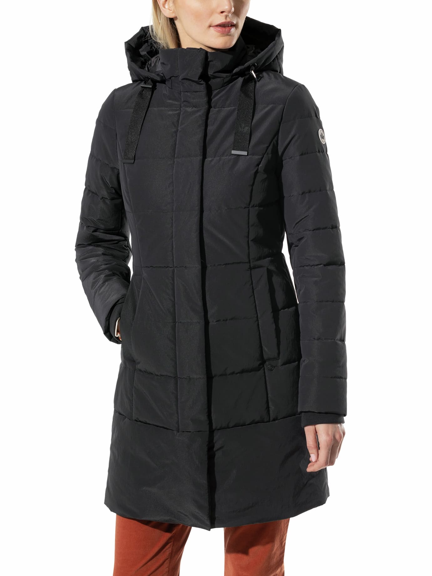 Walbusch Damen Wintermantel Thermozone Schwarz