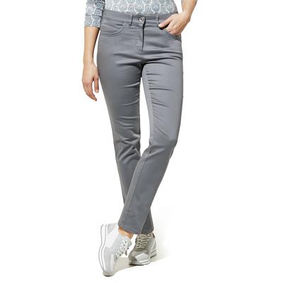 Walbusch Damen Bügelfrei Baumwollhose Grau Image