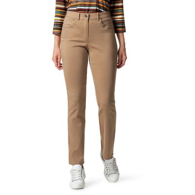 Walbusch Damen Bügelfrei Cotton Hose Braun Image