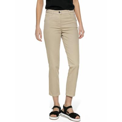 Walbusch Damen 7/8-Baumwollhose Figurwunder Slim F Beige Image