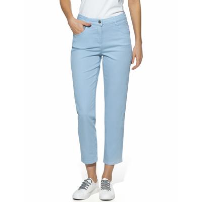 Walbusch Damen 7/8-Baumwollhose Figurwunder Slim F Blau Image