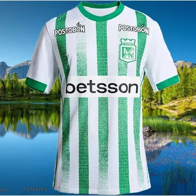 2025 Breathable Jersey Mens Atletico Nacional 3d Printing Home Football Shirt Youth Kids Training Soccer Short Sleeve Uniform
