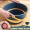 5/10/17L Folding Portable Bucket with Cover Car Wash Fishing Bathroom Tool Silicone Bucket Outdoor Camping Household Supplies