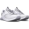 Trainingsschuh UNDER ARMOUR "UA W Charged Aurora 2", Gr. 40, weiß, weiß, metallic warm silber, Textil, Synthetik, sportlich, Schuhe