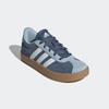Sneaker ADIDAS SPORTSWEAR "VL COURT 3.0 KIDS", Gr. 33, preloved ink, cloud weiß, wonder blau, Leder, Synthetik, sportlich, Schuhe, inspiriert vom Design des adidas samba