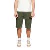 Cargobermudas S.OLIVER, Herren, Gr. 32, N-Gr, grün (dunkelgrün), Web, Obermaterial: 97% Baumwolle, 3% Elasthan, unifarben, casual, regular fit kniefrei, Hosen, Sommerhose mit Taschen