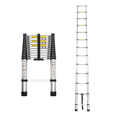 Telescoping Ladder 16.5FT, Telescopic Extension Ladder, Aluminum Alloy Folding Ladder Portable, Heavy Duty 300 lbs Load