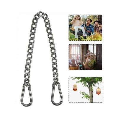 Cyslmuk - Hängesesselkette, Kette mit zwei Karabinern, Schaukelhaken, 26 Zoll Image