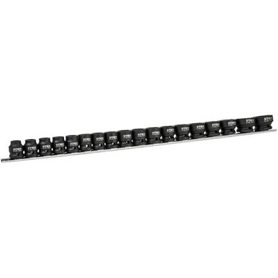 Kraftschraubereinsatz-Sortiment Profi+, 18-teilig, extra kurz, 1/2 Zoll 6-KT, Innenvierkantantrieb, Image