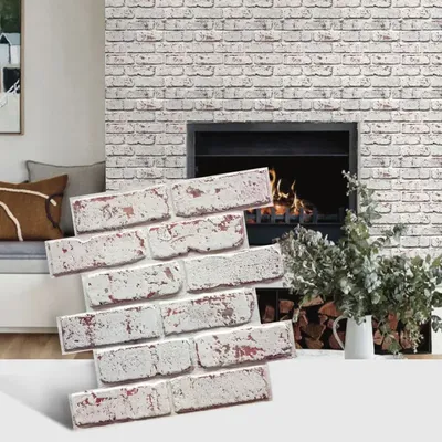 1/10pcs 3D Peel and Stick Wall Panel Tiles, Brick Tiles Wall Stickers, Kitchen Adhesive Sticker, Backsplash for Kitchen Bedroom