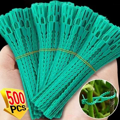 13/17/23cm Garden Cable Ties Adjustable Plant Vine Support Fastener Self Locking Plastic Zipper Cables Ties Organizer Wrap Rings