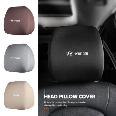 Car Seat Headrest Pillow Dustproof Anti-Dirty Protective Cover For Hyundai I30 I20 IX35 I40 Tucson Getz Veloster Kona Elantra