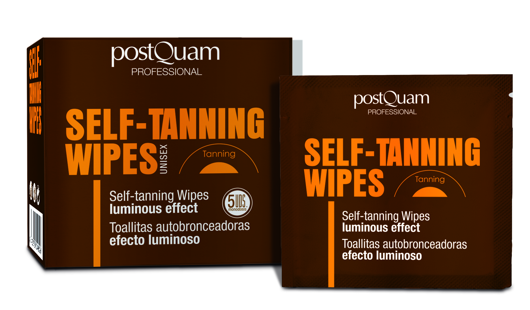 SELF-TANNING WIPES TÜCHER ZUM SELBSTBRÄUNEN 5 STÜCK Image