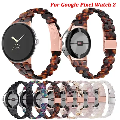 Harzarmband für Google Pixel Watch 2, Smartwatch-Armband, Handgelenkband, Correa, Google Pixel Watch, Damen- und Herrenuhrenarmbänder, Zubehör