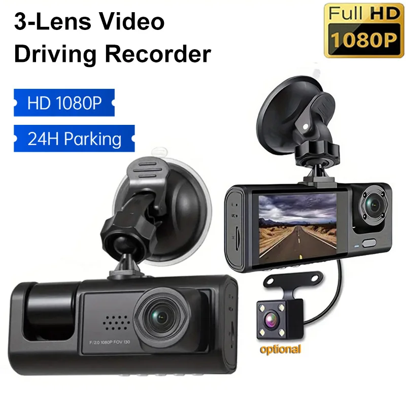 2/3 Kanal Dash Cam für Auto Vorne Und Hinten Kamera 1080P Video Recorder Dashcam Black Box Auto DVR rückansicht Kamera Auto Zubehör Image