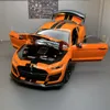 Große Größe 1/18 Ford Mustang Shelby GT500 Legierung Sportwagen Modell Druckguss Metall Rennwagen