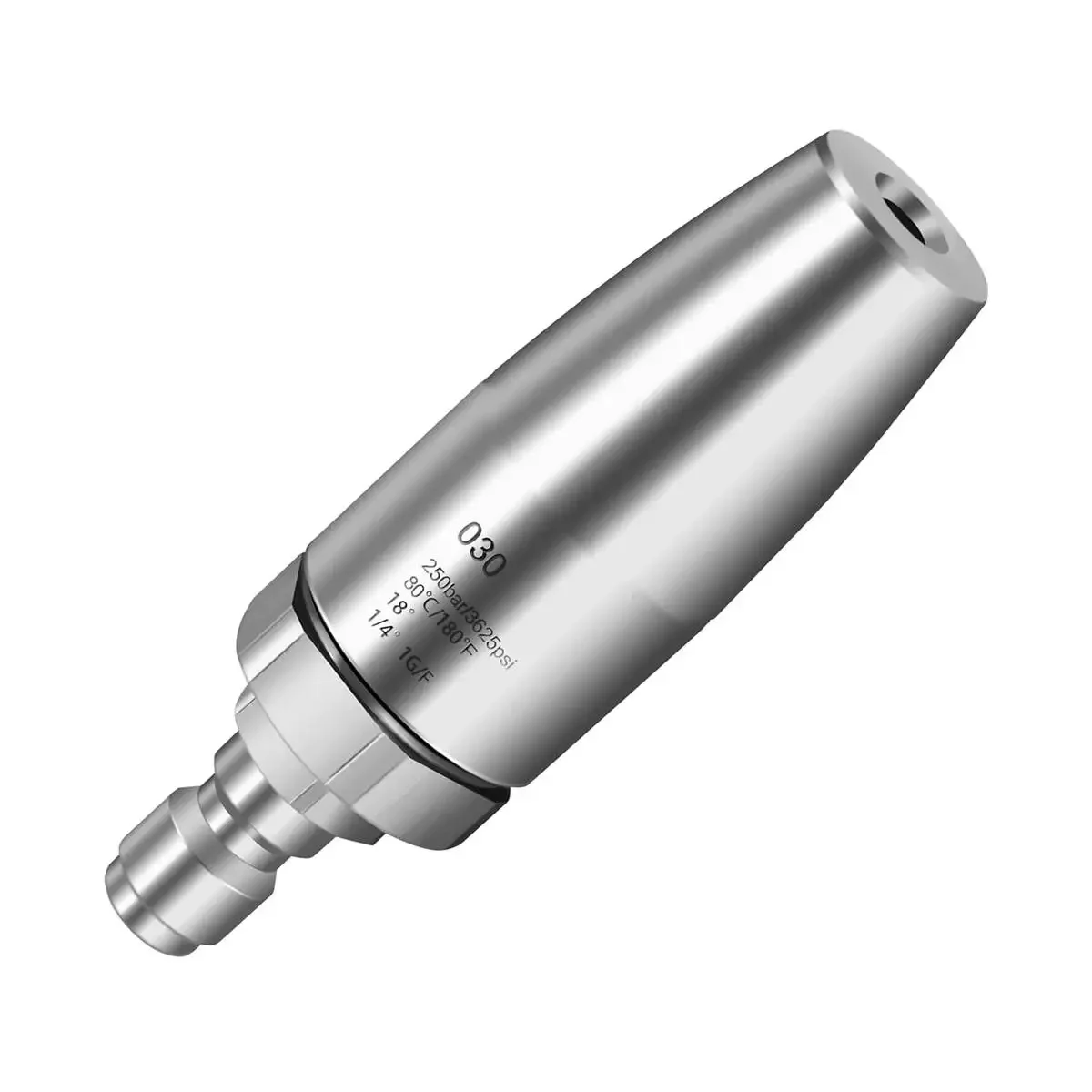 Düsen druck reiniger rotierend heißes kaltes Wasser 1 4 Schnell kupplung Edelstahl psi hoch effizientes Reinigungs werkzeug langlebig Image