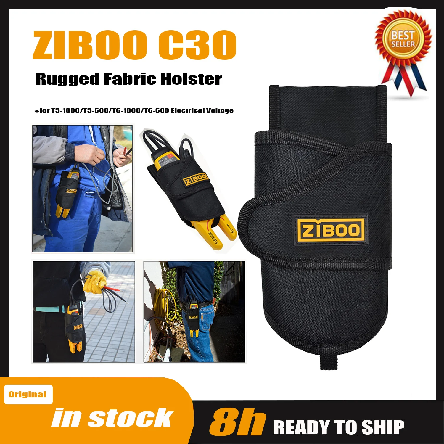 ZIBOO C30 Robustes Stoffholster, kompatibel mit T6-1000 T6-600 T5-H5-1AC H-T6 Image
