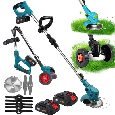 Cordless Elektrische Rasenmäher Handheld Gras Trimmer Länge Einstellbar Cutter Haushalt Garten Werkzeuge Für Makita 21V Batterie