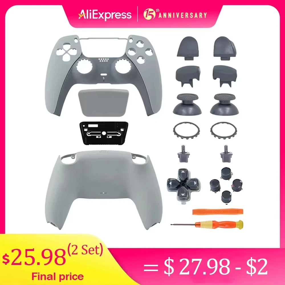 für PS5 Controller Shell Back Front Cover Limited 30th Anniversary für Playstation 5 Case Ersatz BDM-010/020/030/040/050 Image