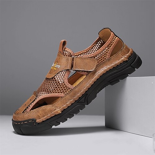 Herren-Sportsandalen mit Klettverschluss und Polsterung für mehr Komfort – ideal zum Wandern, für Strandausflüge und alltägliche Outdoor-Aktivitäten Image