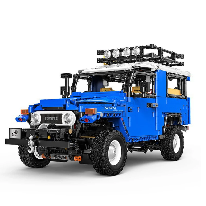 J40 1:12 Berg Geländewagen Modell Bausteine MOC YC-QC012 Buggy SUV Japanische Auto Blöcke Tech Spielzeug Geschenk Kinder Erwachsene