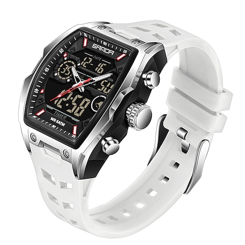 SANDA Top Marke 6235 Luxus männlicher Schüler Elektronische Uhr Sport Multifunktionale wasserdichte LED Schüler Elektronische Uhr Image