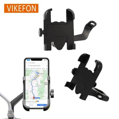 Bicycle Motorcycle Mobile Phone Holder Navigation GPS Stand for iPhone 15 14 13 Pro Max Samsuing Xiaomi Bicycle Motor Bracket