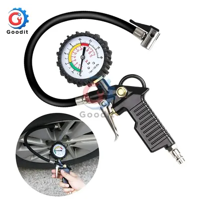Tire Pressure Tool High-precision Car Tire Inflation Gun LED LCD Luminous Display Electronic Digital
