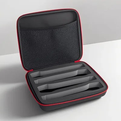 Portable One-to-four Storage Bag Wireless Microphone Carrying Case EVA Microphone Carry Case with